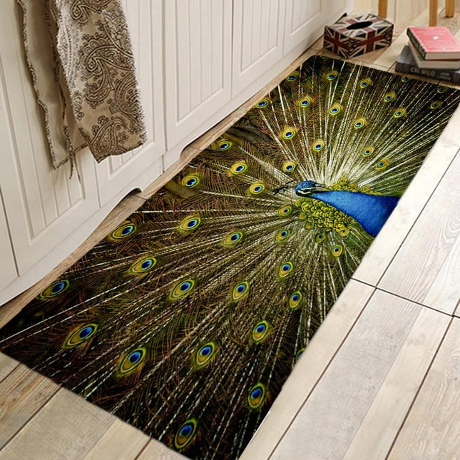 Tappeto Passatoia con Stampa Pavone