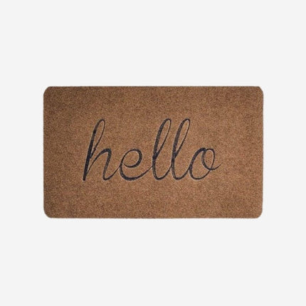 Zerbino assorbente per ingresso "Hello"