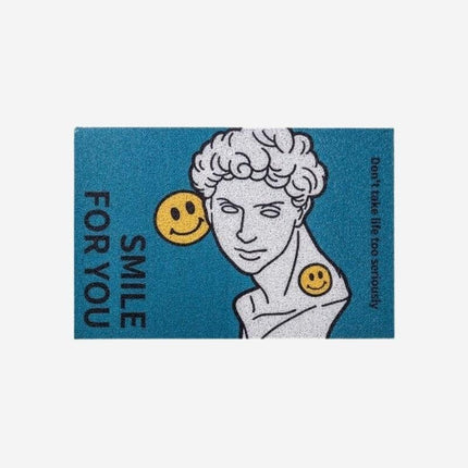 Zerbino design moderno statua smile