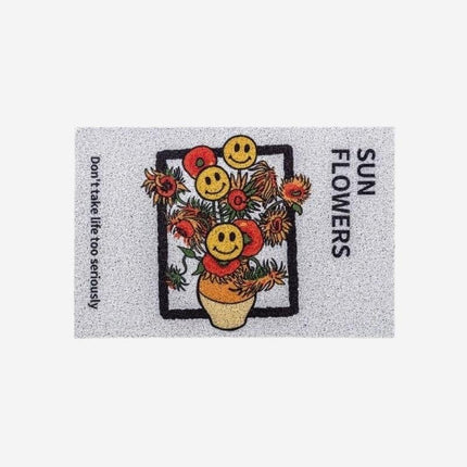 Zerbino design girasoli e smile