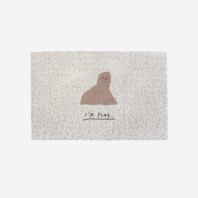 Zerbino moderno da interno "I'm Fine"