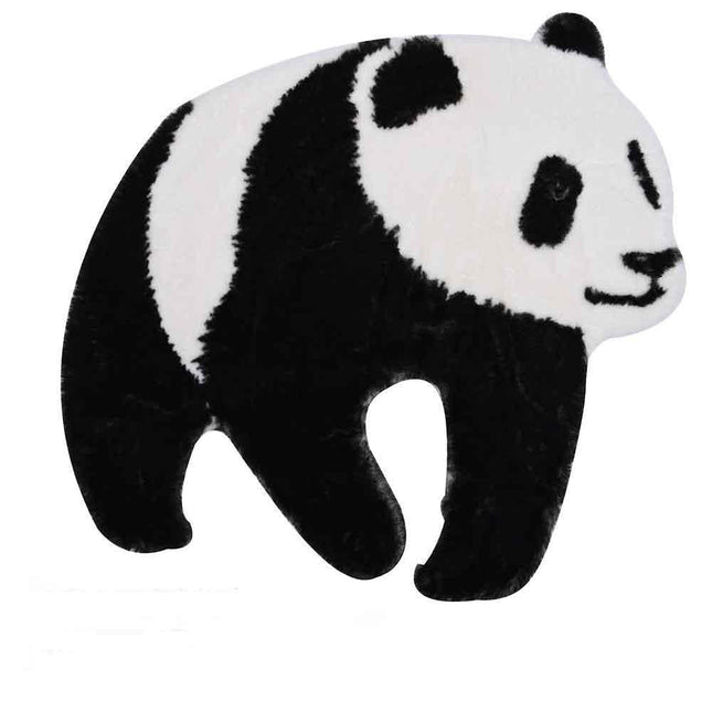 Tappeto sagomato a forma di panda