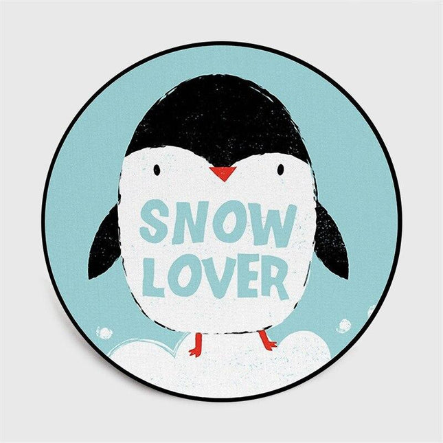 Tappeto Sagomato Testa di Pinguino