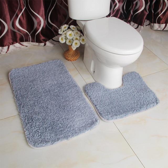 Set tappeti bagno e WC antiscivolo