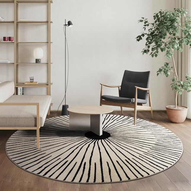 Grande tappeto rotondo design moderno
