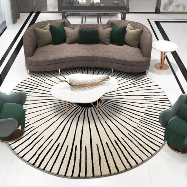 Grande tappeto rotondo design moderno
