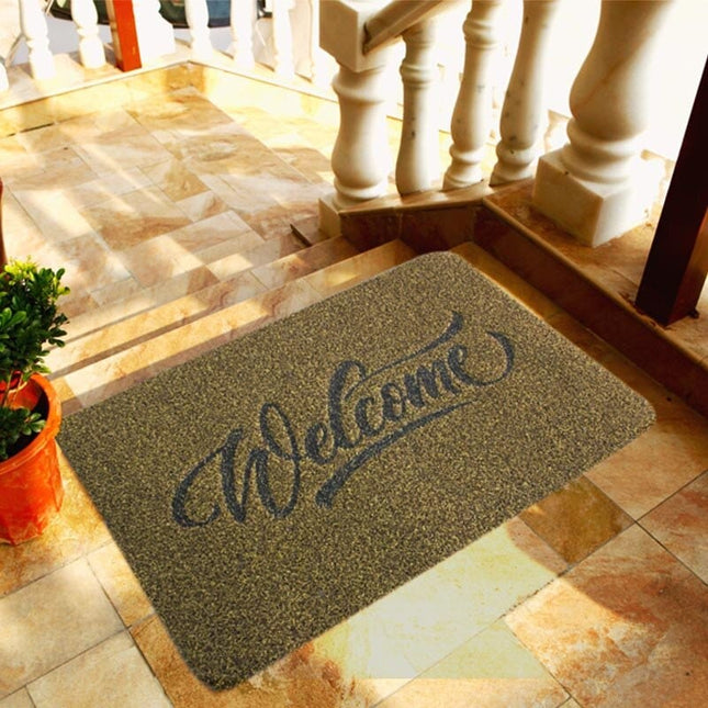 Zerbino in gomma "Welcome"