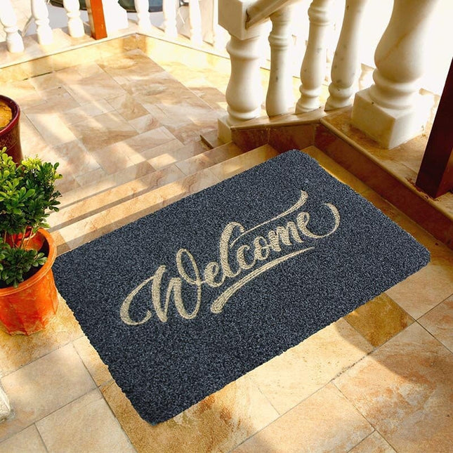 Zerbino in gomma "Welcome"