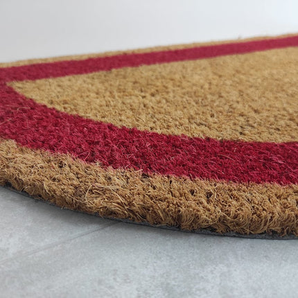 Zerbino mezzaluna in fibra cocco