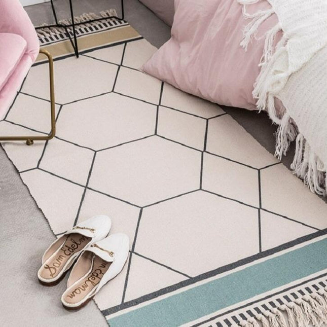 Piccolo tappeto di design geometrico