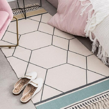 Piccolo tappeto di design geometrico