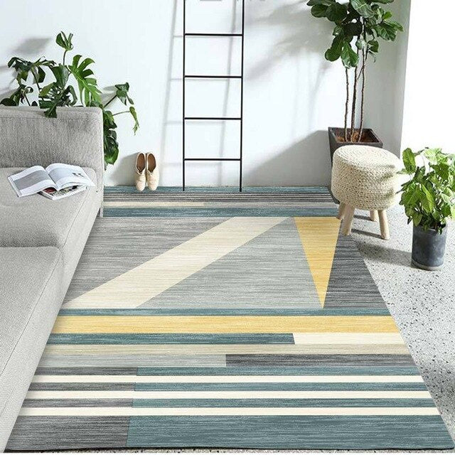 Tappeto moderno con fantasia geometrica