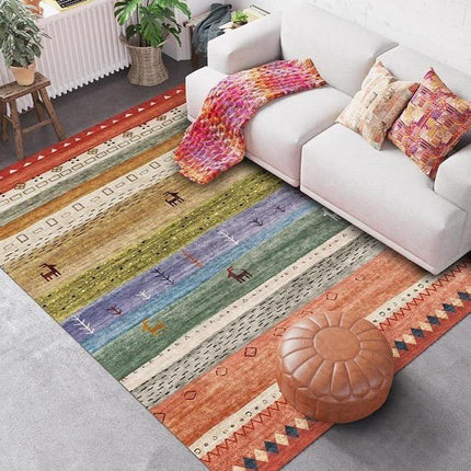 Tappeto kilim colorato in stile africano