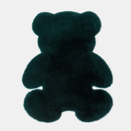 Tappeto orsetto morbido verde foresta