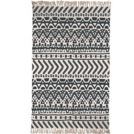 Tappeto Etnico con Frange Stile Berbero