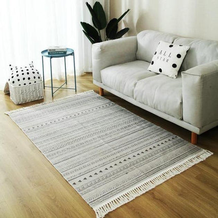 Tappeto Berbero colore Chiaro con frange