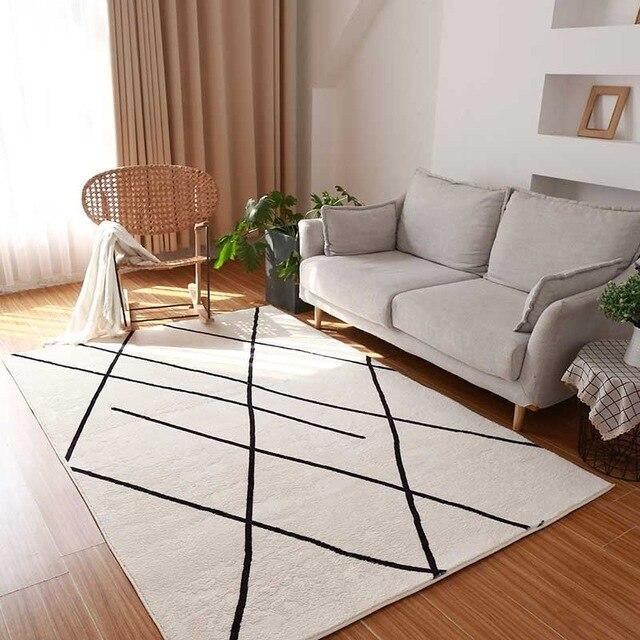 Tappeto Berbero in Cotone Design Minimale