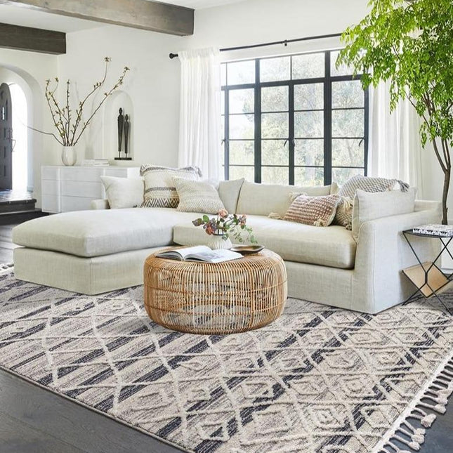 Tappeto Berbero Spesso a Pelo Alto