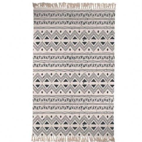 Tappeto Berbero di Lana Beige Naturale