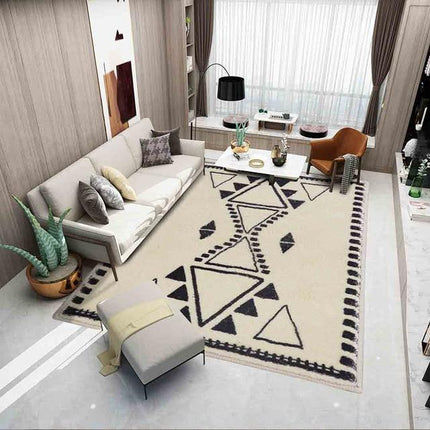 Tappeto Berbero in Pura Lana Bianco