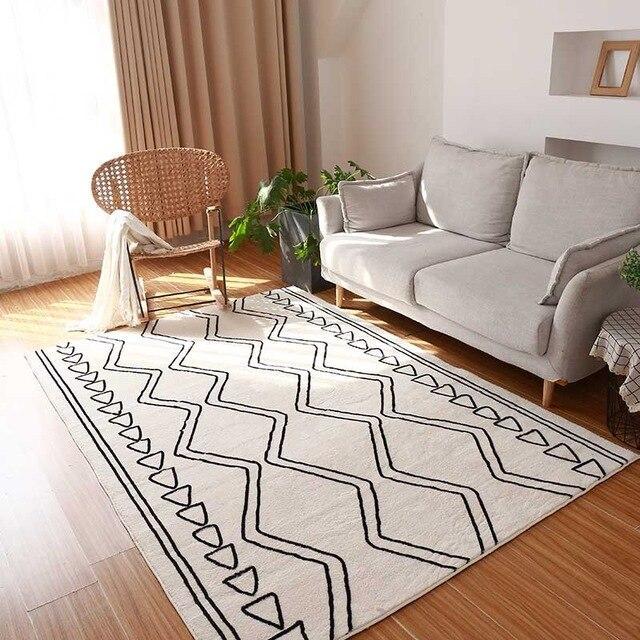 Tappeto Berbero Naturale con Motivi Etnici