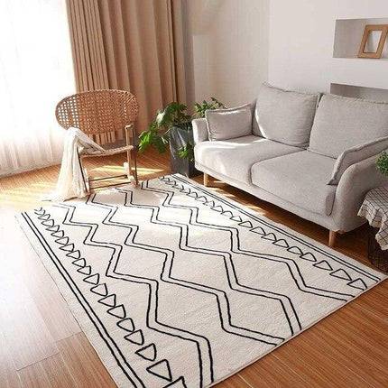 Tappeto Berbero Naturale con Motivi Etnici