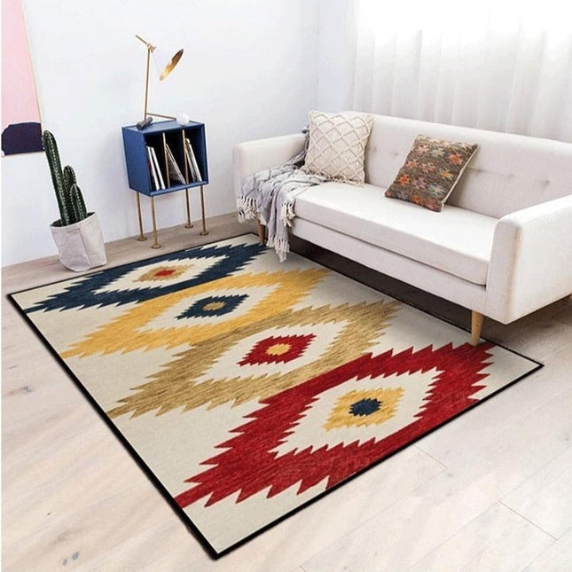 Tappeto etnico Kilim colore Bianco