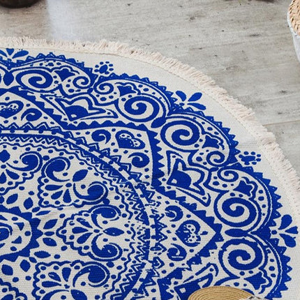 Tappeto rotondo stile boho chic