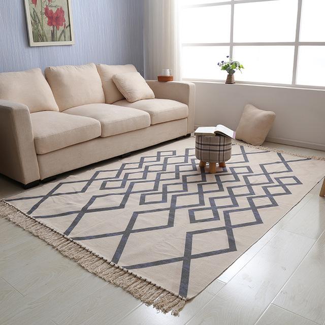 Tappeto in cotone stile berbero