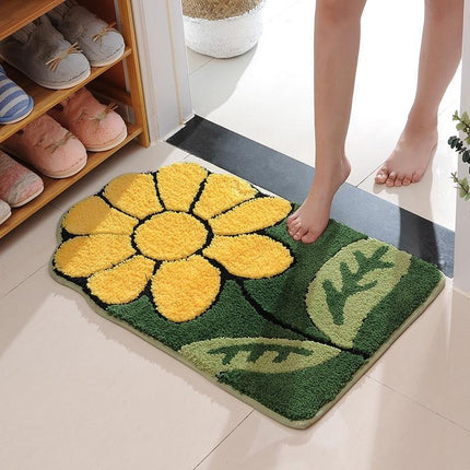 Tappeto da bagno a forma di fiore