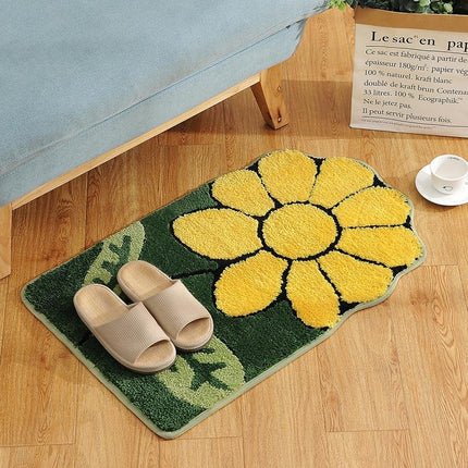 Tappeto da bagno a forma di fiore