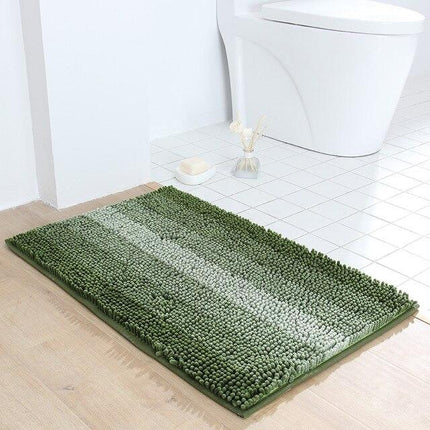 Tappeto da bagno sfumato verde abete