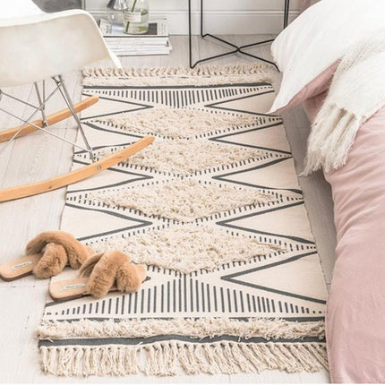 Tappeto scendiletto in stile berbero etnico