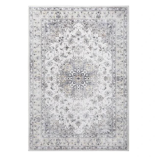 Tappeto da soggiorno con effetto vintage