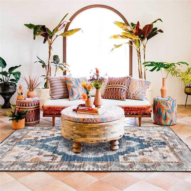 Tappeto Design Effetto Vintage Beige