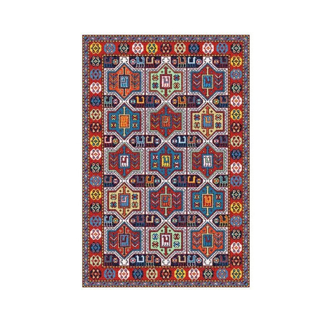 Tappeto etnico colorato per soggiorno