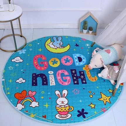 Tappeto gioco neonato tema buonanotte