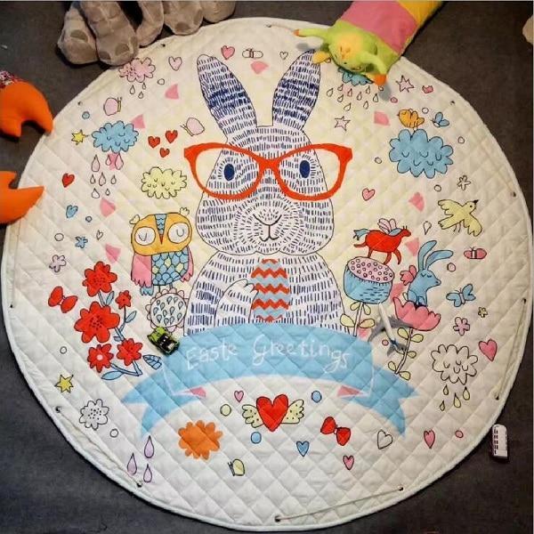 Tappeto gioco neonato con coniglietto