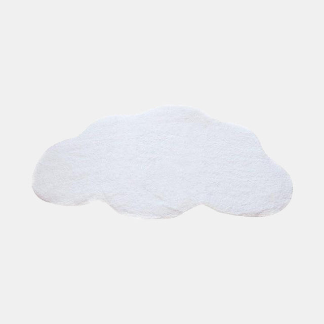 Tappeto nuvola bianco a pelo lungo