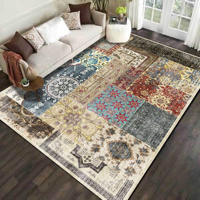 Tappeto patchwork kilim stile vintage