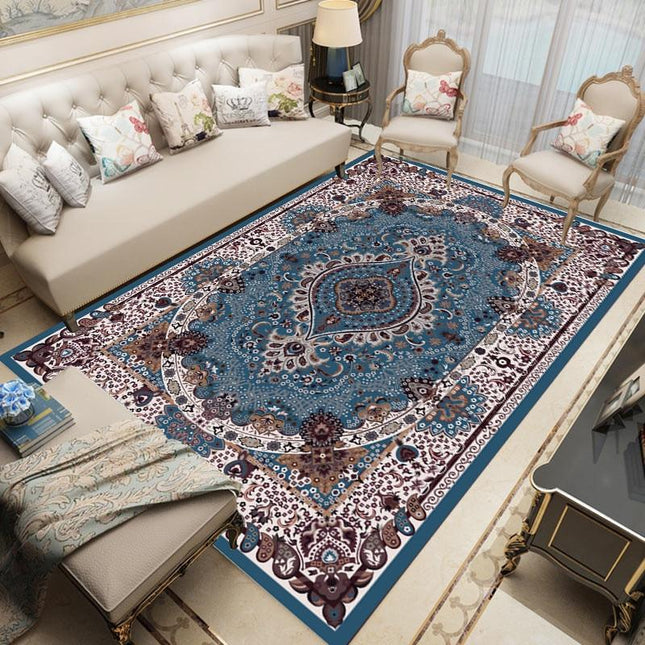 Tappeto Persiano classico blu chiaro