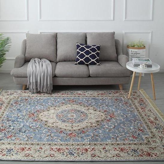 Tappeto Persiano Classico Blu e Beige