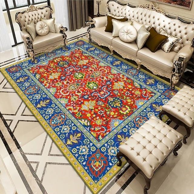 Tappeto persiano vivacemente colorato