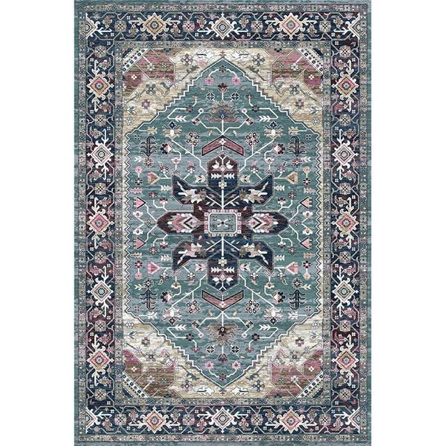 Tappeto Persiano Qom design medaglione