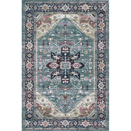 Tappeto Persiano Qom design medaglione