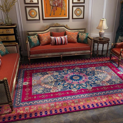 Tappeto colorato stile persiano boho chic