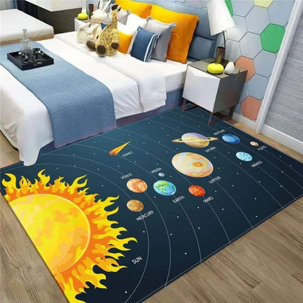 Tappeto Educativo Sistema Solare per Bambini