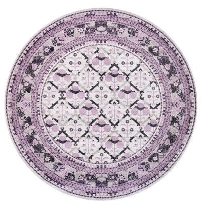 Tappeto rotondo rosa diametro 120 cm