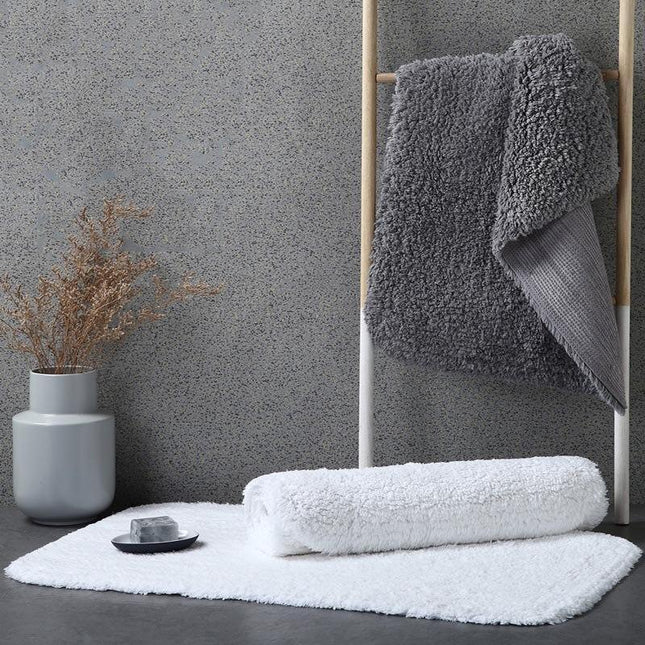Tappeto da bagno moderno in microfibra