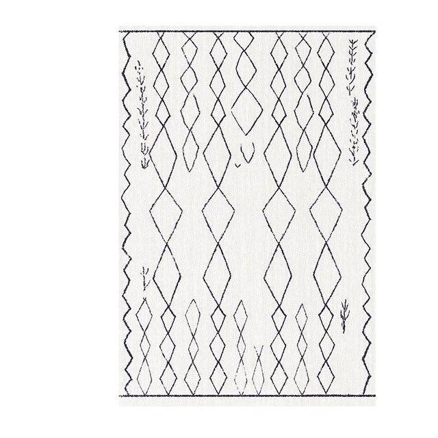 Tappeto etnico per soggiorno moderno